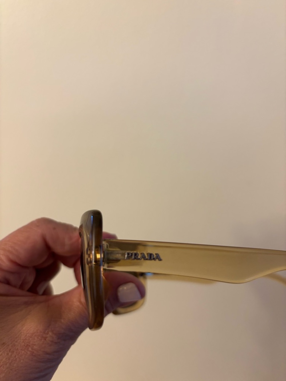 Prada Brown Gradient Rectangular Women’s Sunglasses - Picture 3 of 4